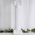 Efavormart 4 Pillars/Set Venetian Roman Wedding Columns Holds Flower Plates 41" Tall(Height Adjustable)