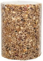 JCs Wildlife Bugs Nuts and Berries Premium Bird Seed Large Cylinder with Hole, 3.8 lb (6)