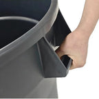 32 Gallon Outdoor Trash Can, Outdoor Trash Can with Lid and Wheels, Commercial Trash Cans Suitable for Restaurants, Kitchens and Courtyards