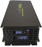 WZRELB Power Inverter 2500w Pure Sine Wave Inverter 24v 120v DC AC Converter