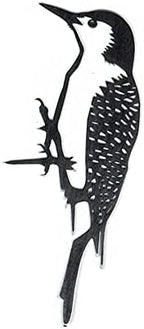 METALBIRD - Woodpecker - Outdoor Tree Ornaments in Corten Steel - Metal Art Proudly Made in The USA