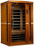 DYNAMIC SAUNAS "Vittoria 2-Person Low EMF Far Infrared Sauna