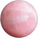 StoneStory Rose Quartz Crystal Sphere Ball with Wood Stand Large Healing Crystals Sphere Sculpture Home Office Decoration Fengshui Meditation Healing 90mm 3.54 inches (Rose Quartz, 3.54 inches )