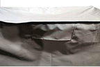 L Storage Box cover with Straps and Handles, Waterproof Heavy Duty Outdoor Furniture Winter Cover for Keter, Suncast, Lifetime(Deck Box Cover, 52.7"(L) 26.7"(D) 26.7"(H) Brown