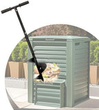 Compost Turner Aerator,Compost Stirrer Tool for Outdoor Composting Manual Compost Bin Aerator Rotating Aerator Soil Tiller