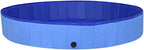 Foldable Dog Swimming Pool, Foldable Pet Swimming Pool, Portable Dog Pool, Bath Pool Collapsible Dog Pet Pool Bathing Tub, 78.7"x11.8" PVC Blue