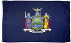 FlagSource New York Nylon State Flag, Made in USA, 4x6'