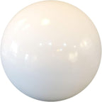 35cm/14inch Diameter Gazing Globe Mirror Ball,White Stainless Steel Polished Reflective Smooth Garden Sphere,Colorful and Shiny Addition to Any Garden or Home