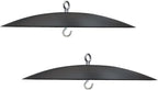 2 Pack Bird Feeder Baffle, Metal Rain Guard for Bird Houses Outside,13 inch Metal Hanging Baffle Weather Cover for Outside