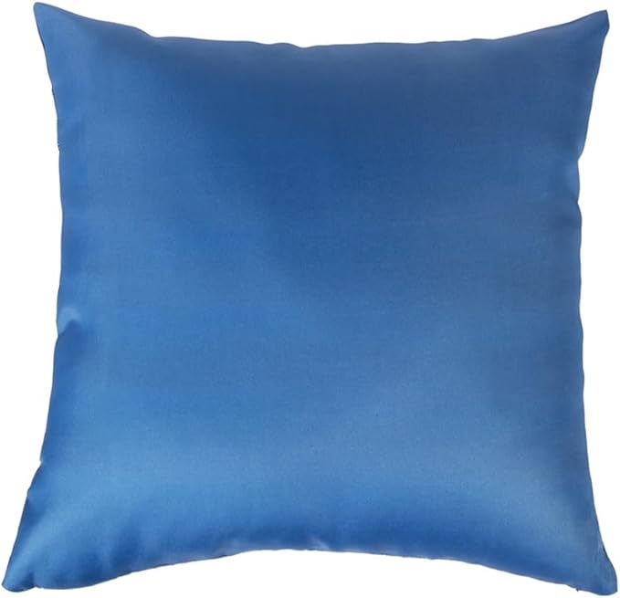 18" x 18" Throw Pillows, Outdoor Waterproof Pillows with Inserts, Square Decorative Pillows for Patio Furniture Garden Couch Sofa Home(Navy Blue, Set of 2)