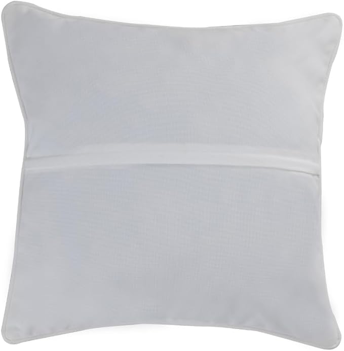East Green 14 x 14 Waterproof Outdoor Pillow with Insert, White - Premium Olefin Outdoor Accent Pillow for Patio Furniture