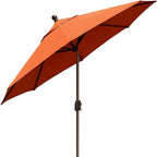 EliteShade USA 10-Year-Non-Fading 10Ft Market Umbrella Patio Umbrella Outdoor Table Umbrella with Ventilation, Rust