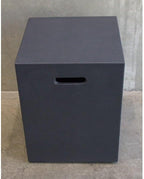 AMS Creations | Propane Tank Cover for The Chelsea Fire Pit Table | Propane Tank Stool | fire Pit Side Table