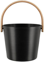 Northern Lights Group Rento Sauna Bucket Aluminum, Black - Finnish Sauna Accessories
