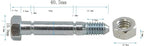 for 53200500 Snow Blower Shear Bolt 10 Pack Replaces 510016 532005 51001600 59071 510016 01036500 1/4" Diameter Fits Compact Two-Stage Snow blowers