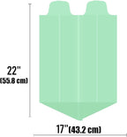 3 Gallon Flap Tie Compostable Trash Bags, 100 Count Small Compost Bags, Biodegradable Kitchen Garbage Bags, Food Scrap Waste Bags for Countertop Bin, ASTM D6400, US BPI Certified
