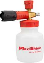 Maxshine Universal Snow Master Foam Cannon - 1/4” Quick Connect, High-Pressure Washer Gun - Ideal for Washing Cars, Trucks, SUVs, RVs & More - Creates Thick Foam, Speeds Up Cleaning, Reduces Wash Time