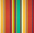 RSH DECOR: Lumbar & Square Throw Pillows Set of 4 | 20" x 12" & 17" x 17" | All-Weather Spun Fabric | Water and Fade-Resistant | Outdoor Accent Pillows for Patio Furniture | Bright Colorful Stripe