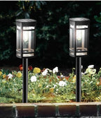 EXCMARK 12 Pack Solar Lights Outdoor Waterproof for Garden Pathway Walkway Driveway Yard Lawn Decorative Landscape Lighting. (Cool White Light, 12)