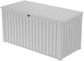 170-Gallon Outdoor Storage Deck Box, Weather-Resistant, (White)