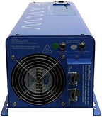 AIMS Power 4000 Watt 12 VDC Pure Sine Inverter Charger 120 & 240 Split Phase VAC Output Charges with 240VAC Input 120A Charger 40A Transfer Switch PICOGLF40W12V240VS