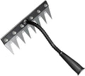 Gardenia Iron Weeding Rake, 2025 Gardenia Iron Weeding rake, Ironrake The Heavy-Duty Irons Weedings Rakes,Irons Rakes for Gardening and Weedings (5 Teeth) (8 Teeth)