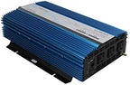 AIMS Power 1500 Watt / 3000 Watt Peak Pure Sine Power Inverter 12 Volt DC to 120 Volt AC ETL Listed with Remote