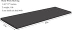 KINYING Metal Laminate Shelving for 26 Cu.ft Horizontal Storage Shed, One Shelf to Hold 44 lbs, 46 in * 15 in, One Piece in The Package with 4 Screws, 11LBS