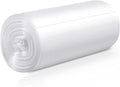 5 Gallon Trash Bags, 58 Count, Small Garbage Bags, No Flaps/Ties, 50x60cm, 5.8g/pcs, Unscented, White