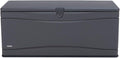 LIFETIME 60298 Heavy Duty Outdoor Storage Deck Box, 130 Gallon, Gray