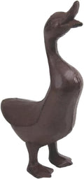 Cast Iron Duck Garden Concrete Garden Statues Duck, Garden Yard Pond Decor Rustic Antique Brown-Duck Door Stop