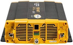 Go Power 1500 Watt Industrial Pure Sine Wave Inverter, 12V to 120V AC, Dual GFCI Outlets, PowerSave Mode, Overload Protection, Low-Profile Design, Ideal for Appliances & Sensitive Electronics