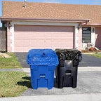 Outdoor Trash Can Cover Odor Eliminating Bag with Elastic Band Lemon Scented Durable 64 Gallon 3 Pack