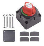 Marine Battery Disconnect Switch - Premium On-Off Position Master Cut Off - 6V 12V 24V 48V - Battery for Boat, ATV, RV, UTV, Heavy Duty Waterproof Isolato Switch, 275/1250 Amps (On-Off)