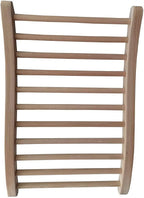 Sauna Backrest, Natural Wood Hemlock, No Stains, Non-Toxic, 13"(W) x 20.5"(H)