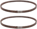 2Pack Snow Thrower Auger Belt 954-04195A Fits for Troy Bilt Cub Cadet Craftsman MTD 954-04195 754-04195 754-04195A - 1/2"x 37"