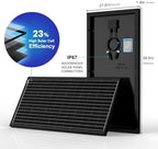 ACOPOWER 12V 200W Mono Solar Panel for 12V Battery Charging,Singel Panel Only,Off-Grid System(2 * 200W)