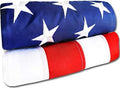 American Flag - Heavy-Duty US Flag - Embroidered Stars - Nylon USA Flag Built for Outdoors - Sewn Stripes - UV Protection - Brass Grommets (6x10 ft)