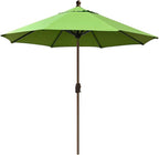 EliteShade USA 10-Year-Non-Fading 9Ft Market Umbrella Patio Umbrella Outdoor Table Umbrella with Ventilation, Macaw Green