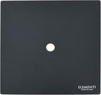 Elementi+ | Roraima Gas Fire Pit Cast Concrete 40" Square Fire Table, Outdoor Fire Pit Electronic Ignition | Canvas Cover, Fire Glass and Burner Lid Included | Dark Gray | Propane Gas