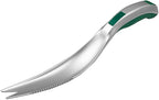 One-Piece Aluminum Gardening Weed Tools, Hand Garden Weeder Tool, Ergonomic Handle Best Weeding Tool, Weed Pull Tool with Serrated Edge, Grass Removal Tool