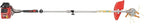 2 Cycle Weed Wacker Gas Powered Grass Trimmer, 2 in 1 26CC Straight Shaft String Trimmer Weed Eater, Air-Cooled Gasoline Brush Cutter Lawn Edger with 2 Blade Heads for Weeds & Grass Cutting