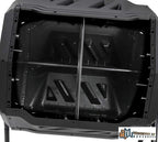 Composting Tumbler 43 Gallon Outdoor Gardening Large Compost Bin Dual Chambers