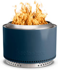 Solo Stove Yukon 2.0, 27 Inch Smokeless Fire Pit with Removable Ash Pan - Wood Burning Portable Stainless Steel Outdoor Fireplace, Stainless Steel, Ideal for 6 or More People, 38 lbs, Water