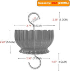 Extra Large Ant Moat for Hummingbird Feeder - Pack of 2PC x 9 OZ Capacity Insect Guard Red Daisy