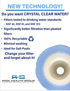 A or C Meltblown Pool Filter Replacement Type III Pool Filter Compatible with Intex 29000E/59900E Easy Set, Summer Escapes, Inflatable Swimming Pool, A/C Pack of 6