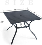 Outdoor Patio Rattan Swivel Chairs and 58" Round Table Set with Cushions - 7 Pieces