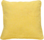 East Green 18 x 18 Waterproof Outdoor Pillow with Insert, Yellow - Premium Olefin Outdoor Accent Pillow for Patio Furniture