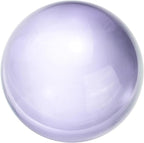 uxcell 40mm/1.6" Crystal Sphere Ball Glass Solid Decorative Sphere Crystal Ball Prop Ornament for Feng Shui Divination Fortune Telling Tabletop Fountain Decoration, Purple