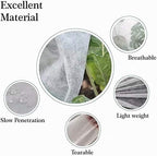 Agfabric Plant Covers Freeze Protection 10'x12' 0.55oz Frost Blankets for Plants Plant Frost Protection Covers Garden Winter Frost Pests Protection,White